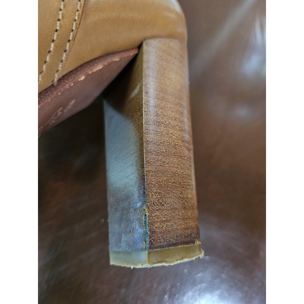 Tory Burch Brown Leather Knee High Boots, Side Zip ,Round Toe EU 38 US 7M - Picture 12 of 12